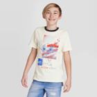 Petiteboys' Short Sleeve Lilo & Stitch T-shirt - Art Class Cream Xs, Boy's, Beige