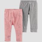 Little Planet Organic By Carter's Little Planet Organic By Carters Baby Girls' 2pk Animal Pants - Pink