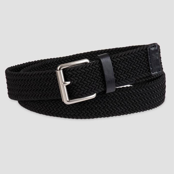 Men's 38mm Woven Stretch Web Belt - Original Use Black