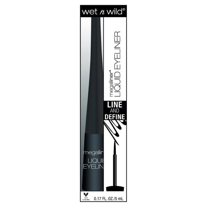 Wet N Wild Megaliner H2o Proof Liquid Eyeliner - 871a Black