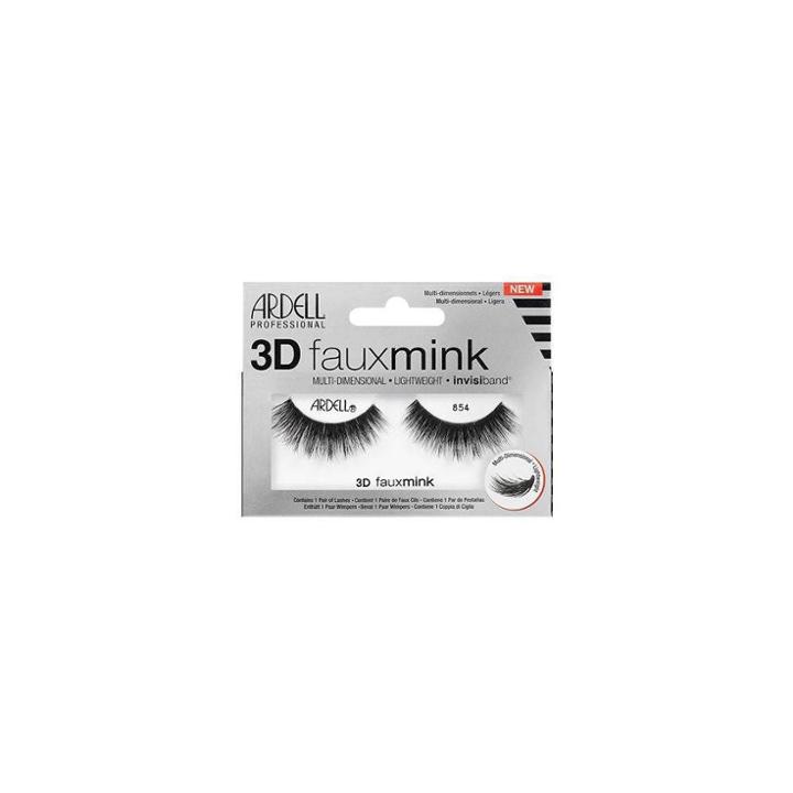 Ardell Eyelashes 3d Faux Mink 854 Lash - 1 Pair, Adult Unisex
