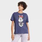 Women's Minnie Mouse Short Sleeve Graphic T-shirt - Navy