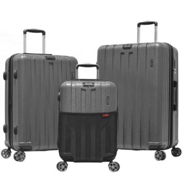 Olympia Usa Sidewinder 3pc Hardside Checked Luggage