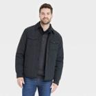 Men's Tall Insulated Shacket - Goodfellow & Co Black