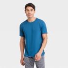 Men's Short Sleeve Performance T-shirt - All In Motion Teal Blue