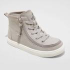 Girls' Billy Footwear Zipper High Top Apparel Sneakers - Gray