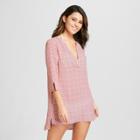 Cover 2 Cover Women's Split Sleeve Tunic - Peach (pink)