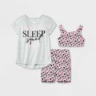 Jellifish Kids Girls' 3pc Sleep Squad Pajama