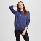 Women's Pullover Hooded Sweatshirt - Mossimo Supply Co. Navy (blue)