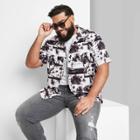 Men's Big & Tall Short Sleeve Button-down Shirt - Original Use Black