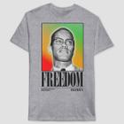 Boys' Malcolm X Freedom Short Sleeve Graphic T-shirt - Heathered Gray