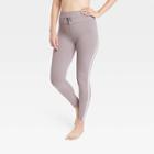 Women's Simplicity High-rise Striped Leggings - All In Motion Heathered Gray