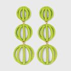 Sugarfix By Baublebar Cut-out Ball Drop Earrings - Green