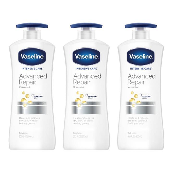 Vaseline Intensive Care Advanced Repair Hand And Body Lotion - 20.3 Fl Oz/3pk