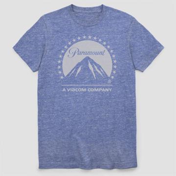 Paramount Pictures Petitemen's Paramount Short Sleeve Graphic T-shirt - Royal Heather S, Men's, Size:
