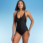 Kona Sol Women's Side-cinch Medium Coverage One Piece Swimsuit - Kona