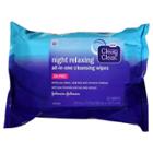 Clean & Clear Night Relaxing All-in-one Cleansing Wipes-