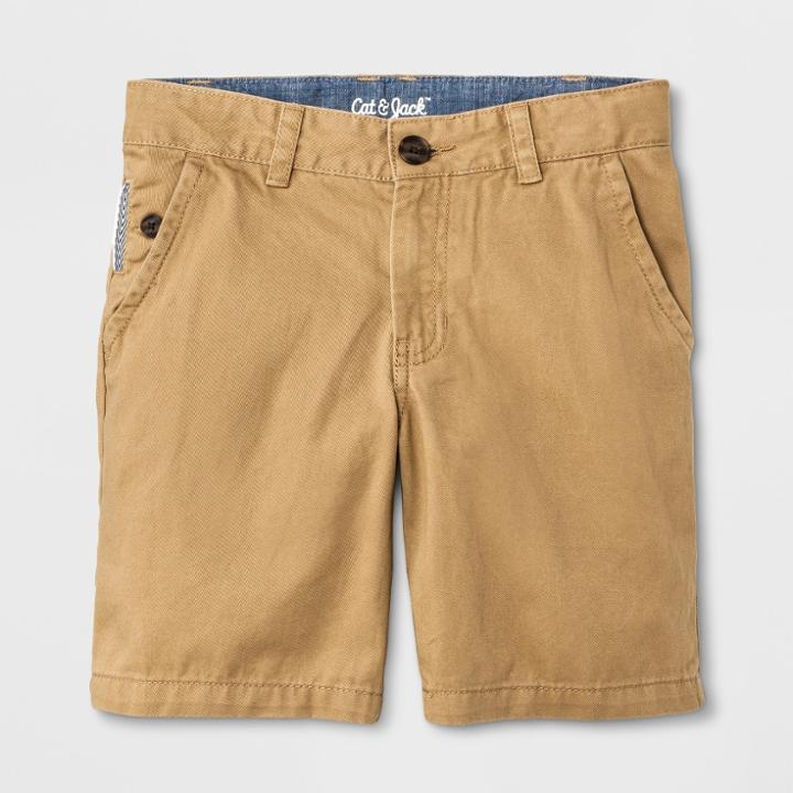 Boys' Chino Shorts - Cat & Jack Brown