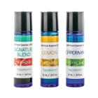 3pk 10ml Sparoom Daily Pack 100% Essential Oil Signature Blend, Lemon & Peppermint, Adult Unisex