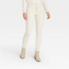 Women's High-rise Skinny Jeans - Universal Thread Ecru