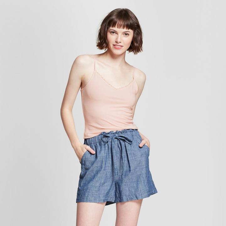 Target Women's Any Day Ribbed Lace Cami - A New Day