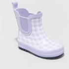 Toddler Girls' Chelsea Rain Boots - Cat & Jack Purple