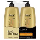 Suave Professionals Keratin Infusion Shampoo And Conditioner - 28oz, Twin Pack