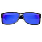 Breed Men's Stratus Polarized Sunglasses With Aluminum Frame And Arms - Brown/blue