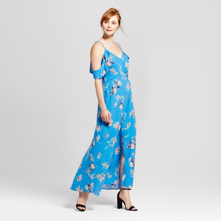 Women's Cold Shoulder Maxi Dress - Xhilaration (juniors') Blue