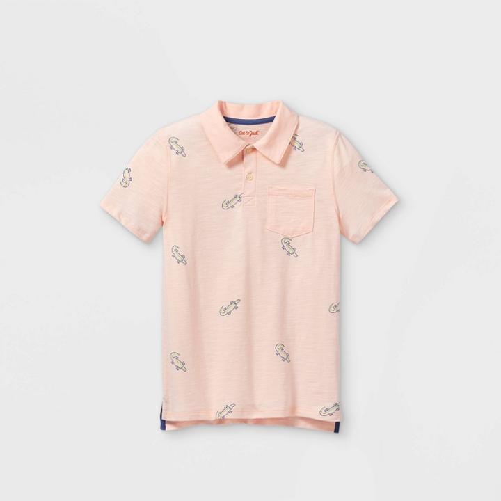 Boys' Short Sleeve Knit Polo Shirt - Cat & Jack