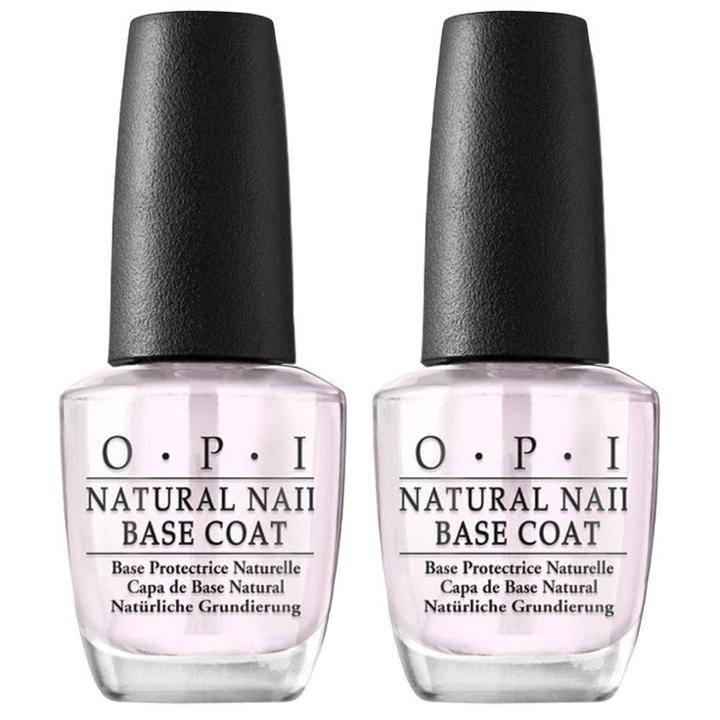 Opi Nail Lacquer Base Coat - 2pk, Adult Unisex