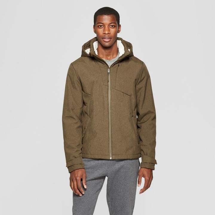 Men's Sherpa Hooded Softshell Jacket - C9 Champion Dark