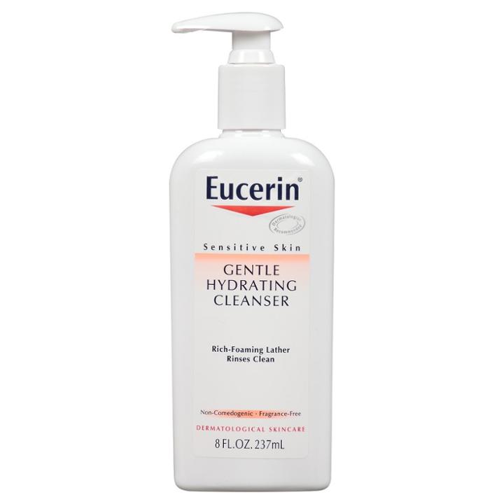 Unscented Eucerin Sensitive Skin Gentle Hydrating Cleanser