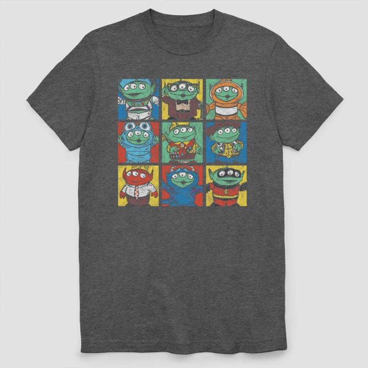 Men's Pixar Grid Short Sleeve Graphic T-shirt - Gray