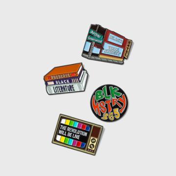 Coloring Pins Black History Month - Black History Pins