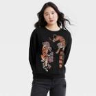 Fifth Sun Women's Lunar New Year Tiger Graphic Sweatshirt - Black