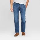 Men's Slim Straight Fit Selvedge Denim - Goodfellow & Co Medium Wash 33x30,