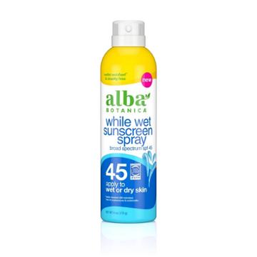 Alba Botanica While Wet Sunscreen Spray -
