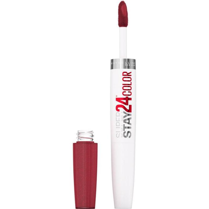 Maybelline Super Stay 24 2 - Step Liquid Lipstick Makeup - City Ablaze