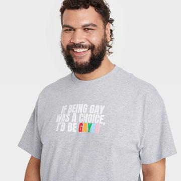Ph By The Phluid Project Pride Adult Plus Size Gayer Phluid Project Short Sleeve T-shirt - Heather Gray