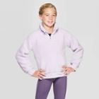 Girls' Sherpa Fleece 1/4 Zip Pullover - C9 Champion Lilac Purple Xs, Girl's, Purple Purple