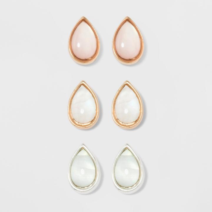 Teardrop Shape Earring Set - A New Day,