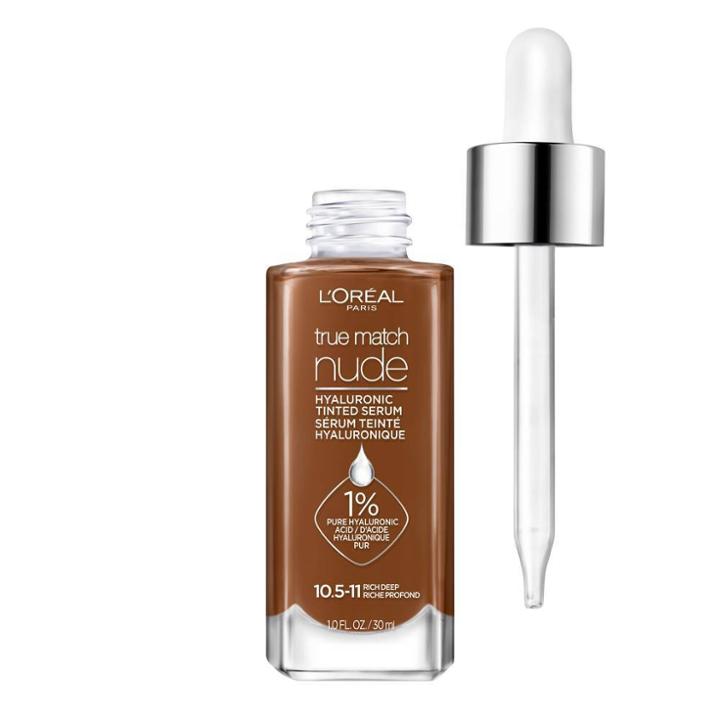 L'oreal Paris True Match Hyaluronic Tinted Serum Makeup Skincare Hybrid - 10.5-11 Rich Deep