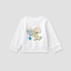 Baby Nickelodeon Pullover Sweatshirt - White Newborn