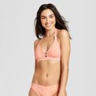 Women's Ribbed Cut Out Bralette Bikini Top - Mossimo