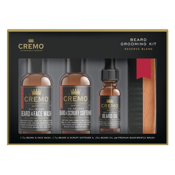 Cremo Beard Grooming Kit - Beard & Face Wash, Beard