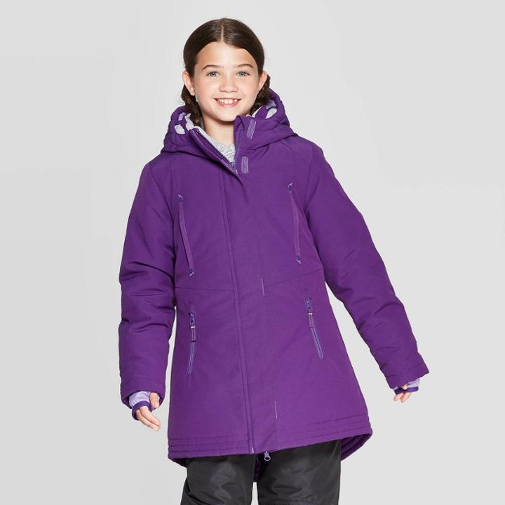 Girls' Parka Jacket - C9 Champion Purple