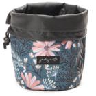 Jadyn Cinch Top Compact Travel Makeup Bag And Cosmetic Organizer - Navy Floral
