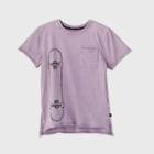 Petiteboys' Short Sleeve Skateboard Graphic T-shirt - Art Class Violet