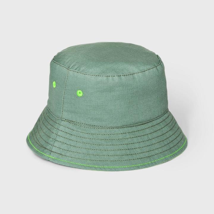 Toddler Boys' Reversible Bucket Hat - Cat & Jack Green